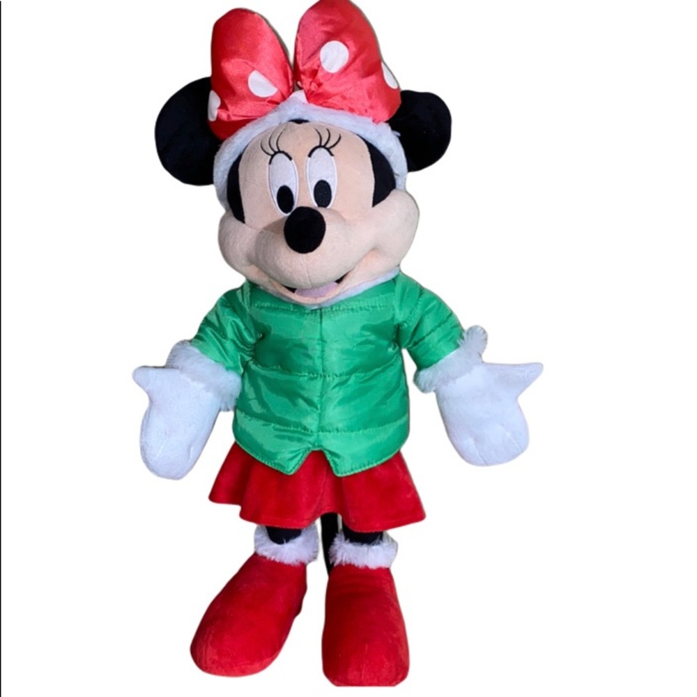 Gemmy Disney Christmas Standing Minnie Plush 24”